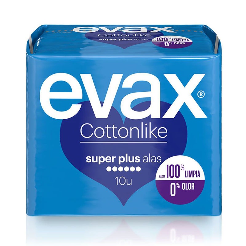 Evax Cottonlike con Alas Super Plus 10uds