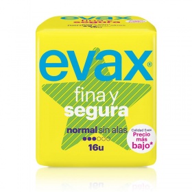 Evax Fina y Segura Sin Alas Normal 16uds