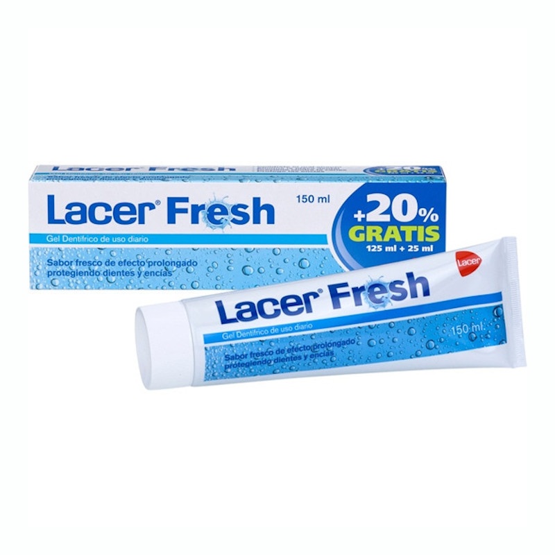 LacerFresh Gel Dentífrico 125ml + 25ml Gratis