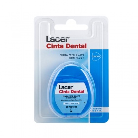 Lacer Cinta Dental Suave con Fluor 50m Sabor Menta