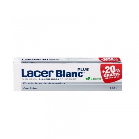 Lacer Blanc Plus Pasta Dental Blanqueadora Sabor Menta 150ml (125+25 Gratis)