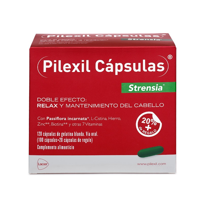 Pilexil Strensia 100 Cápsulas Blandas (100+20Gratis)