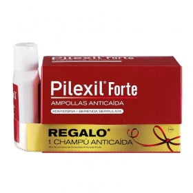 Pilexil Forte Anticaída 15 Ampollas + Regalo Champú 100ml