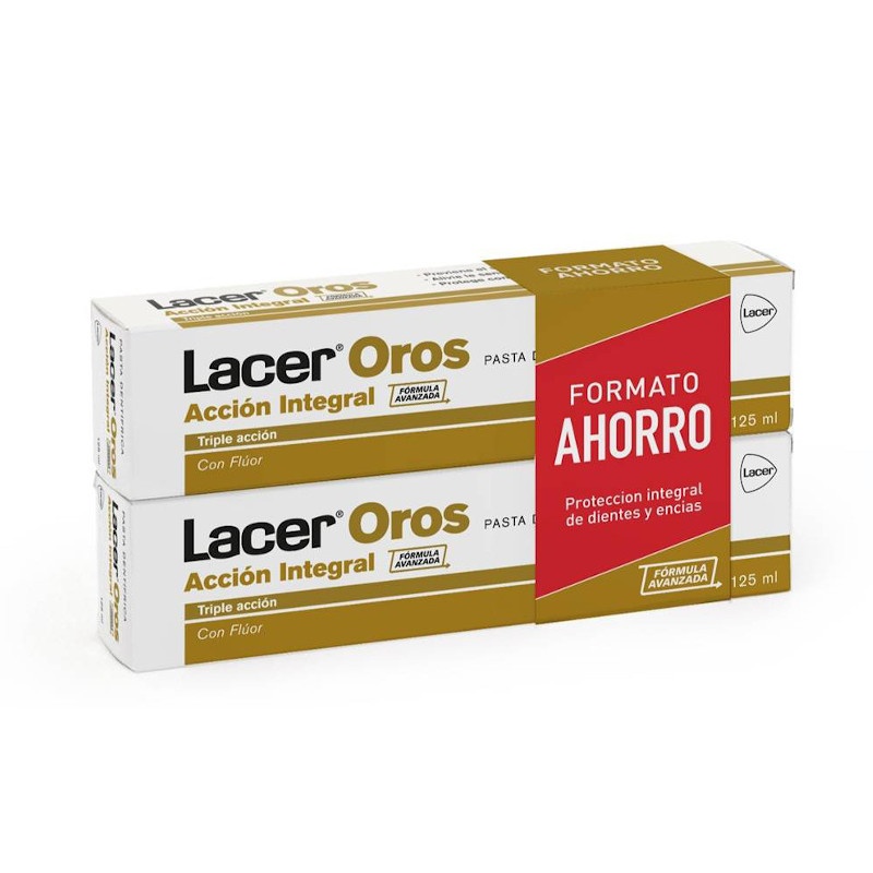 Lacer Oros Pasta Dentífrica Duplo 2x125ml