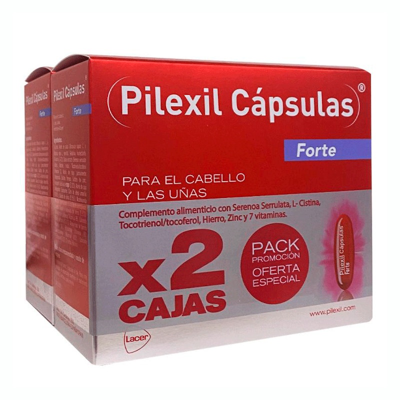 Pilexil Forte Anticaída Duplo 2x100 Cápsulas