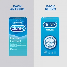 Durex Preservativos Natural Duplo 2x12 Unidades