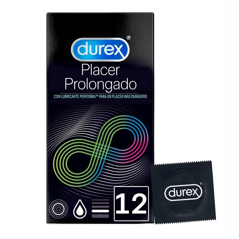 Durex Preservativos Placer Prolongado 12 Unidades