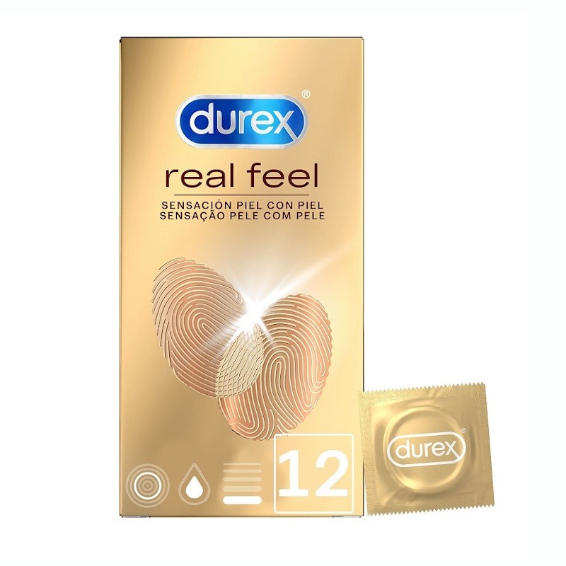 Durex Preservativos Real Feel 12 Unidades