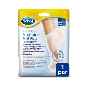 Scholl Pedimask Mascarilla Nutritivas de Pies Nutritiva 1 Par