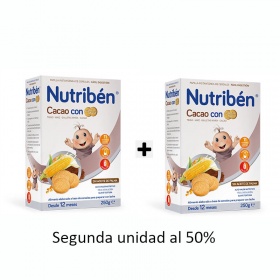 Nutriben Duplo Cereales con Cacao y Galleta María 2x500gr