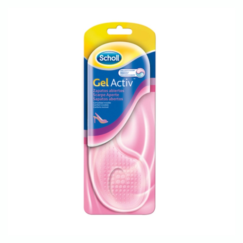 Scholl Plantillas GelActiv Zapatos Abiertos 1 Par