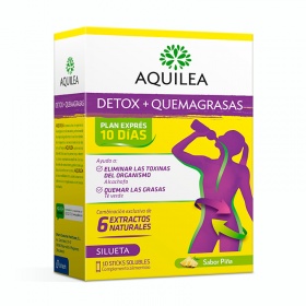 Aquilea Detox + Quemagrasas 10 Sticks Solubles