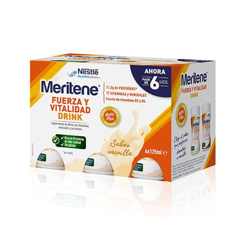 Meritene Drink Vainilla Pack 6x125ml