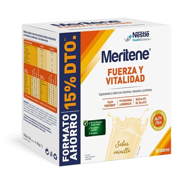 Meritene Batido Vainilla 30 Sobres