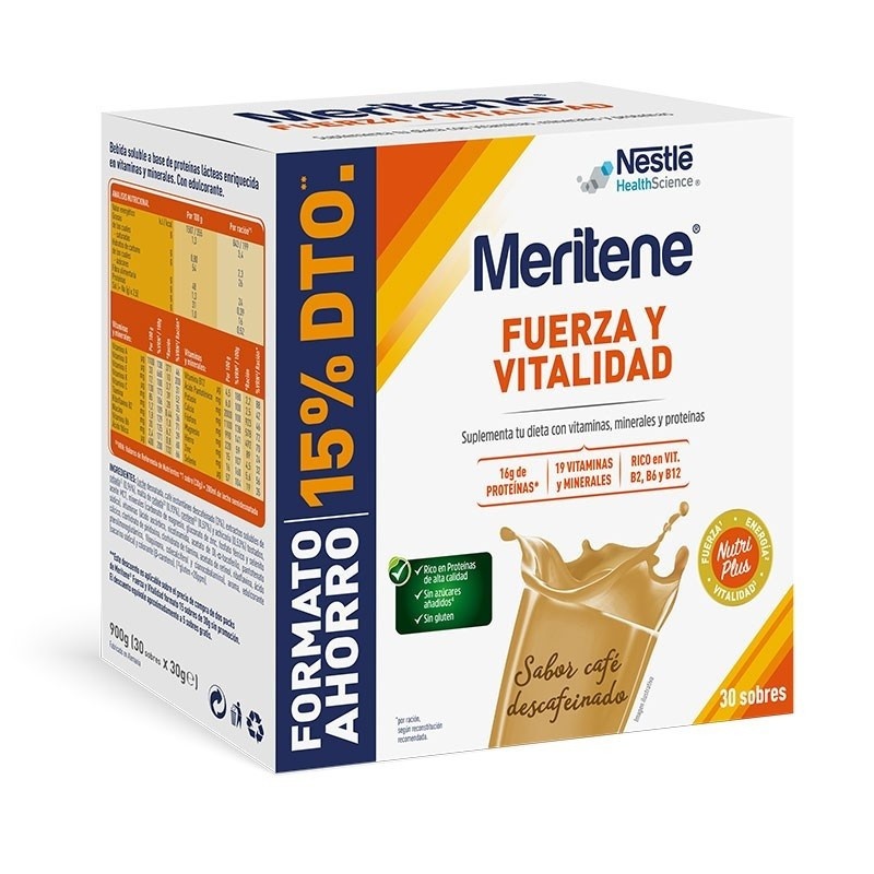 Meritene Batido Café Descafeinado 30 Sobres