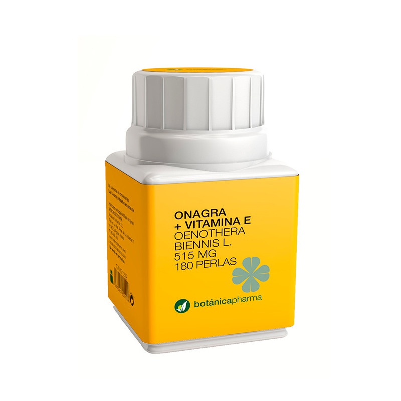 Botánicapharma Onagra y Vitamina E 515mg 180 perlas