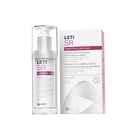 Leti SR Pack Serum Anti-Rojeces 30ml + Regalo Agua Micelar y Crema Antirojeces