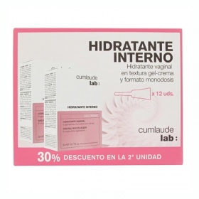 Cumlaude Duplo Hidratante Interno Gel-Crema 2x6 Aplicadores 5ml