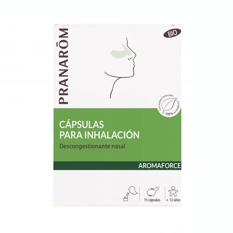 Pranarom Aromaforce Cápsulas para Inhalación 15 Cápsulas