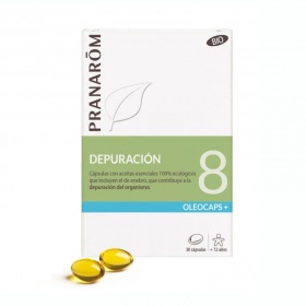 Pranarom Oleocaps 8 Depuración 30 Cápsulas