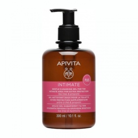 Apivita Intimate Gel Limpiador Suave Zona Íntima Protección Extra 300ml