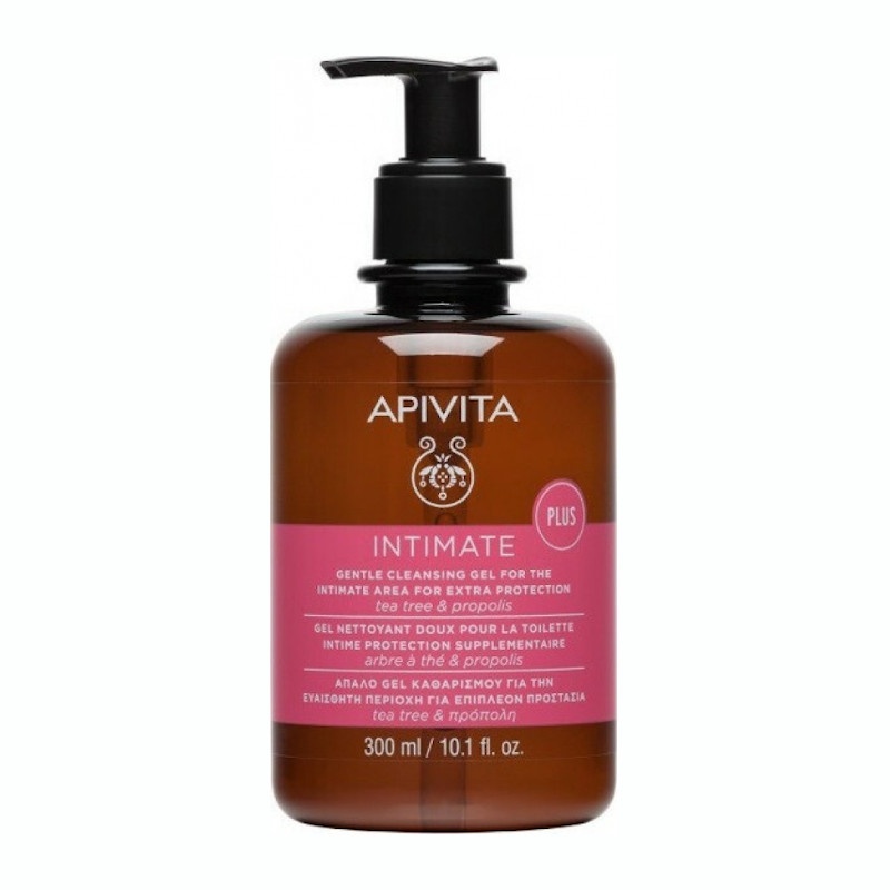 Apivita Intimate Gel Limpiador Suave Zona Íntima Protección Extra 300ml