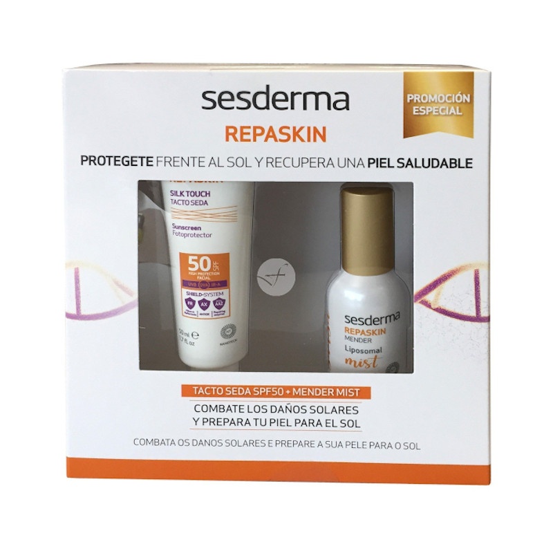 Sesderma Pack Repaskin Tacto Seda Fotoprotector SPF50 50ml + Mender Mist 30ml