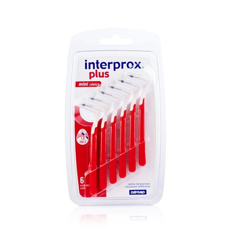 Interprox Plus Mini Cónico 6 Cepillos Interdentales