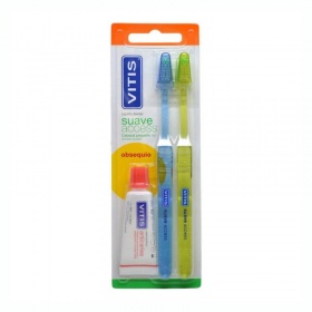 Vitis Duplo Cepillo Dental Suave Access