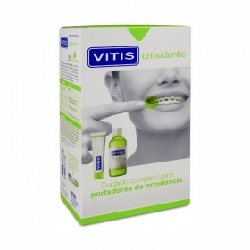 Vitis Orthodontic Pack Pasta Dentífrica 100ml + Colutorio 500ml