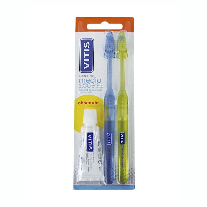 Vitis Cepillo Dental Medio Access Duplo