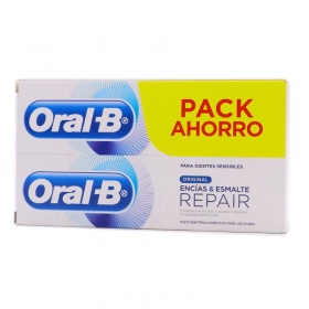 Oral-B Repair Original Duplo Pasta Dental Encías y Esmalte 2x100ml