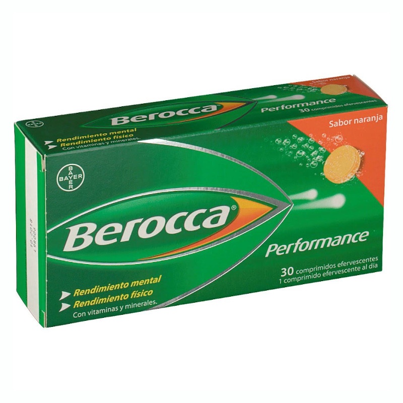 Berocca Performance 30 Comprimidos Efervescentes Sabor Naranja