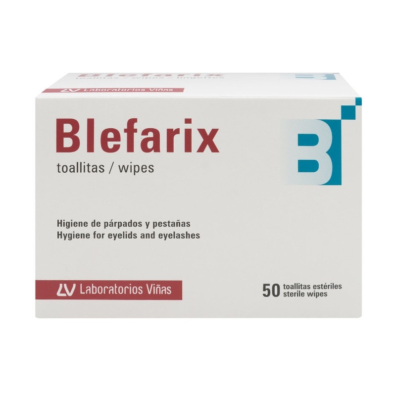 Blefarix Higiene Párpados y Pestañas 50 Toallitas