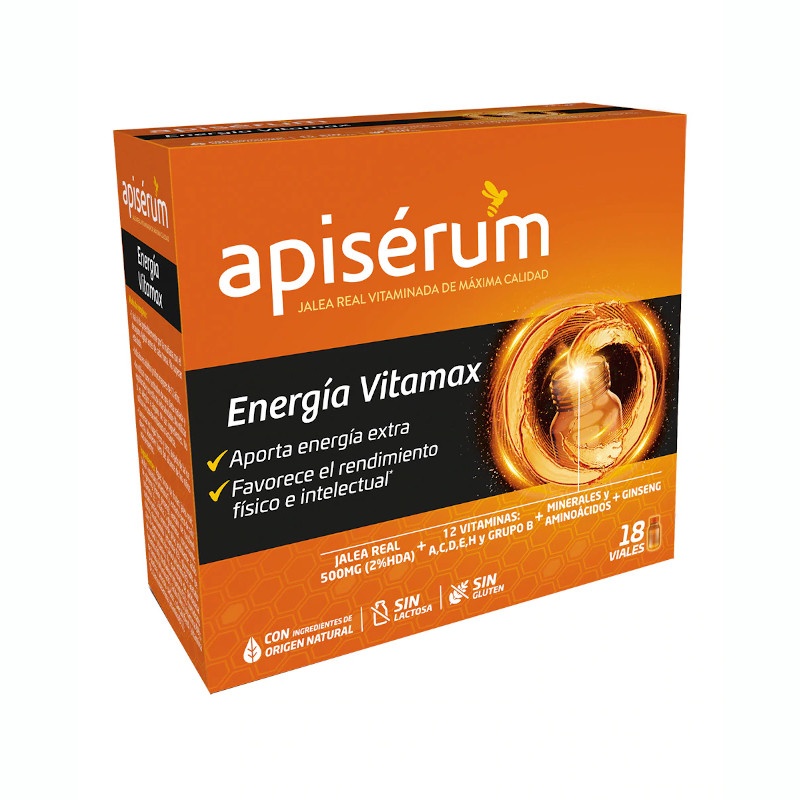 Apiserum Energía Vitamax 18 Viales