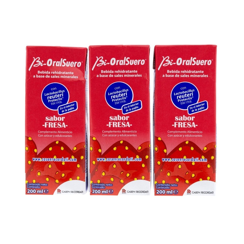 Bi-OralSuero Fresa Pack 3x200ml