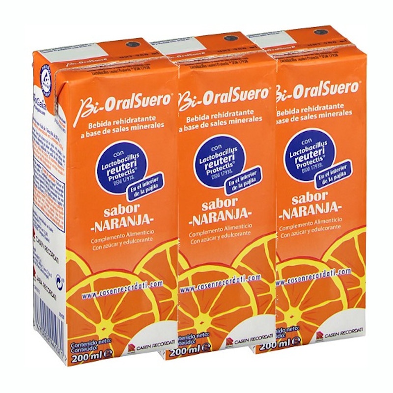 Bi-OralSuero Naranja Pack 3x200ml