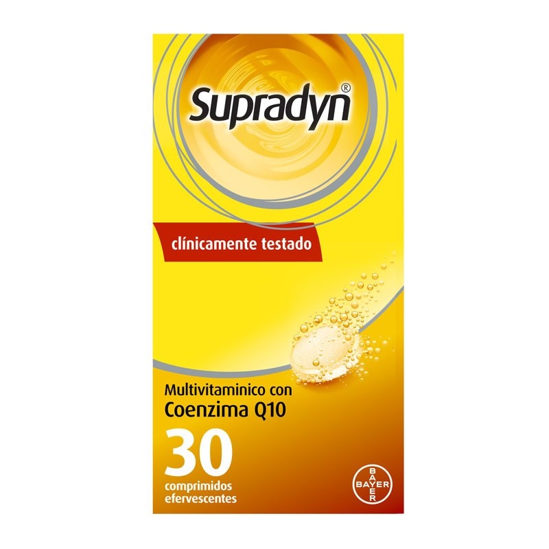 Supradyn Activo 30 Comprimidos Efervescentes