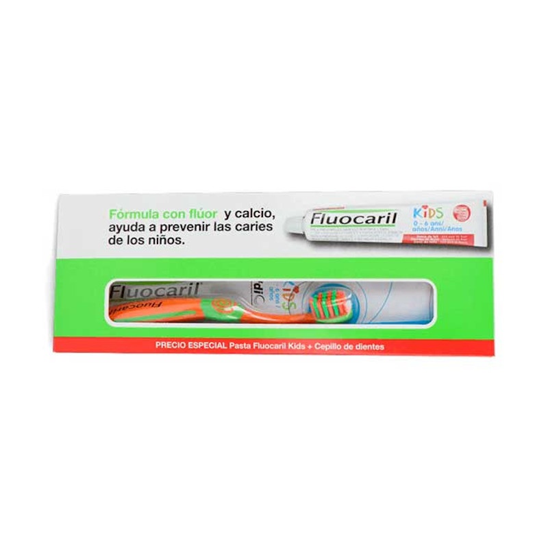 Fluocaril Junior 6-12 Años Pack Pasta Dental 75ml + Cepillo De Dientes