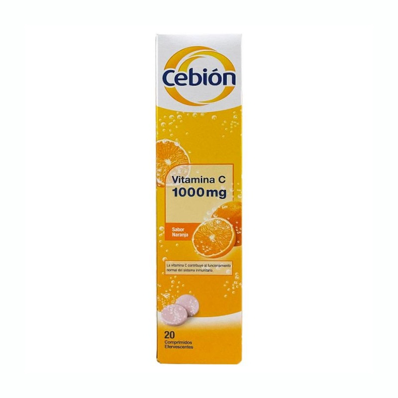 Cebión Vitamina C 1000mg 20 Comprimidos Efervescentes