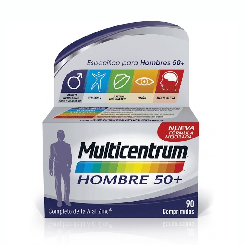 Multicentrum Hombre 50+ 90 Comprimidos