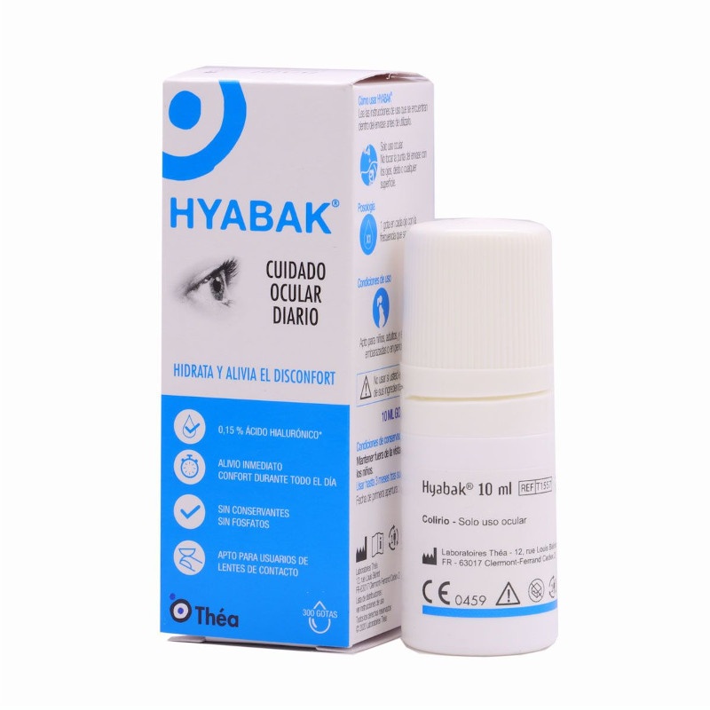Hyabak 0,15% Lubricante Ocular Solución 10ml