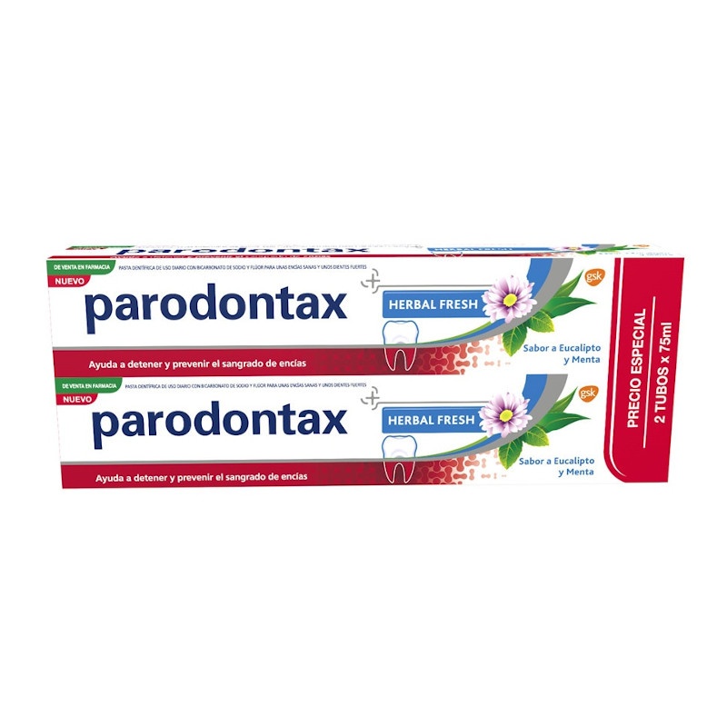 Parodontax Herbal Fresh Pasta Dentífrica Duplo 2x75ml