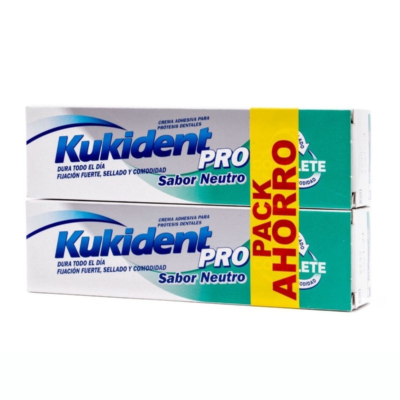 Kukident Complete Sabor Neutro Duplo 2x47grs