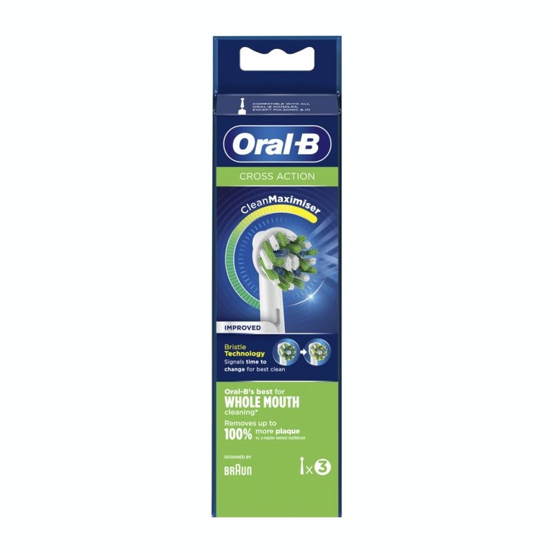 Oral-B Cabezal de Recambio Cross Action 3uds