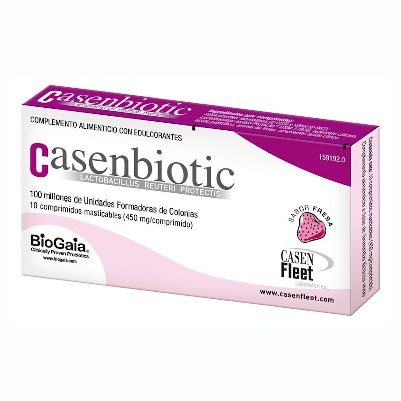 Casenbiotic Fresa 10 Comprimidos