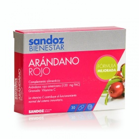 Sandoz Bienestar Arándano Rojo 30 Cápsulas