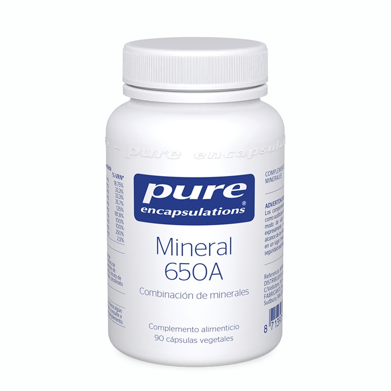 Pure Mineral 650A 90 Cápsulas