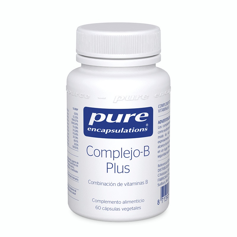 Pure Complejo-B Plus 60 Cápsulas