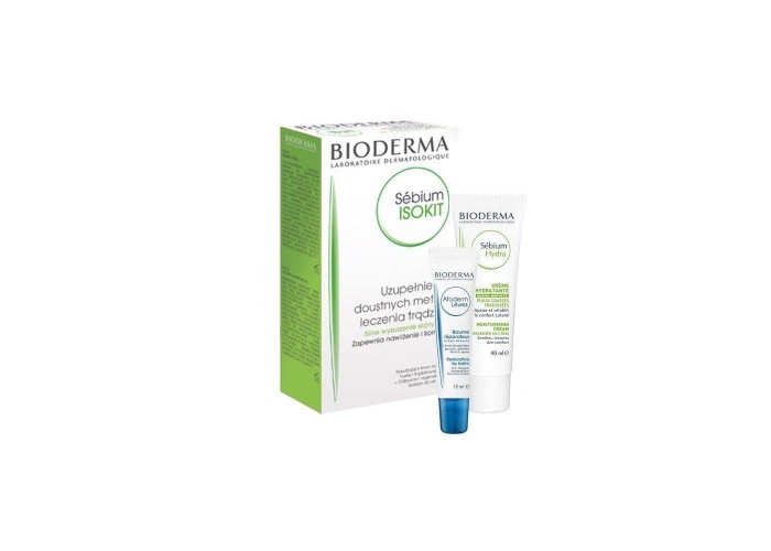 Bioderma sebium isokit crema facial 40 ml + balsamo labial 15 ml